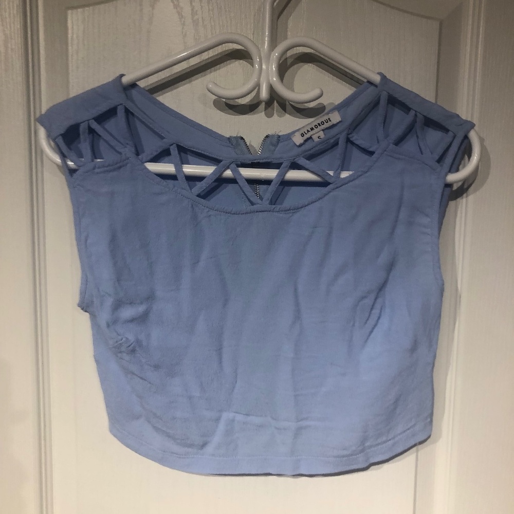 Crop Top Blouse - Size Small